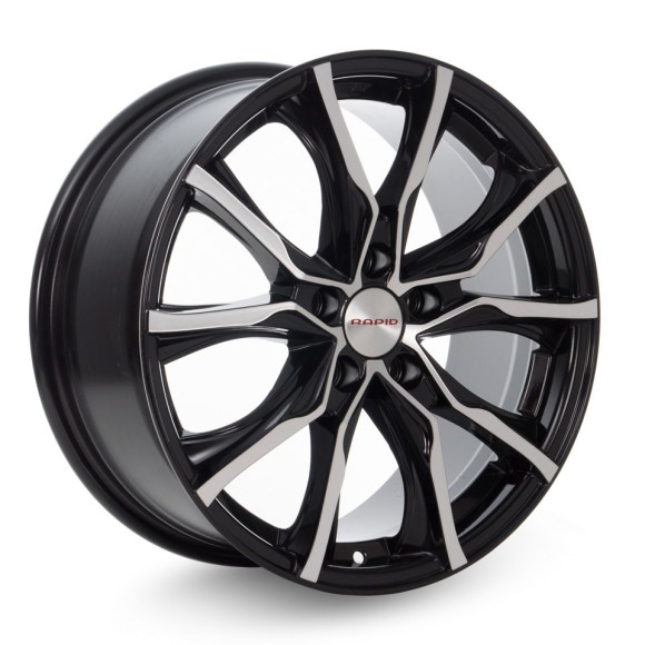 Диски КиК 7.5\R17 5*130 ET43 d71.6 Алмаз черный