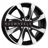 Диски КИК 6x15/4x100 ET40 D60,1 Джемини-оригинал (КС617) Алмаз черный