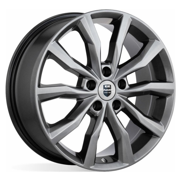 Диски КиК 7.5\R18 5*114.3 ET35 d67.1 Дарк платинум