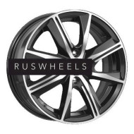 Диски K&K 7x17/5x114,3 ET40 D67,1 Арнар (КС896) Алмаз черный