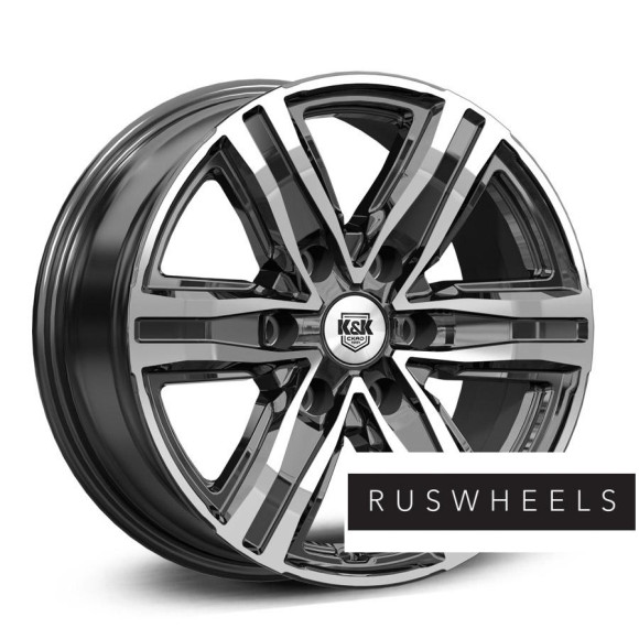Диски КиК R17 / 7.5J PCD 6x139.7 ЕТ 25 ЦО 77.9 R8