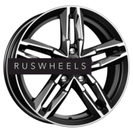 Диски КИК 6x16/5x100 ET38 D57,1 Sayan (КС731) Алмаз черный Диски КИК 6x16/5x100 ET38 D57,1 Sayan (КС731) Алмаз черный