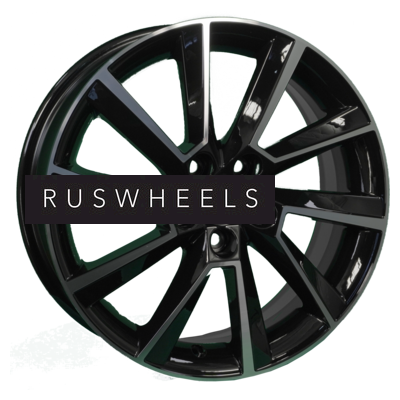 Диски Khomen Wheels 6x16/5x100 ET45 D54,1 KHW1604 (Yaris) Black-FP