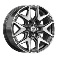 Диски КиК 7.5\R18 6*139.7 ET40 d92.5 Алмаз черный Диски КиК 7.5\R18 6*139.7 ET40 d92.5 Алмаз черный