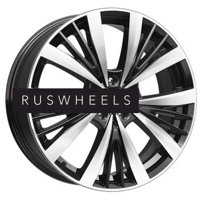 Диски K&K 7,5x19/5x114,3 ET34 D66,6 Марвел (КС881) Алмаз черный SK