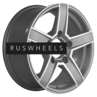 Диски Khomen Wheels 6,5x16/5x139,7 ET40 D98,5 KHW1614 (Niva 4x4) F-Silver-FP