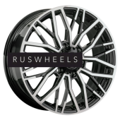 Диски LS Forged 8x20/6x114,3 ET46 D67,1 LS FG33 BKF (конус, Колпак+лого)