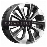 Диски КИК 7x17/5x108 ET40 D65,1 Авиор (КС936) Алмаз черный