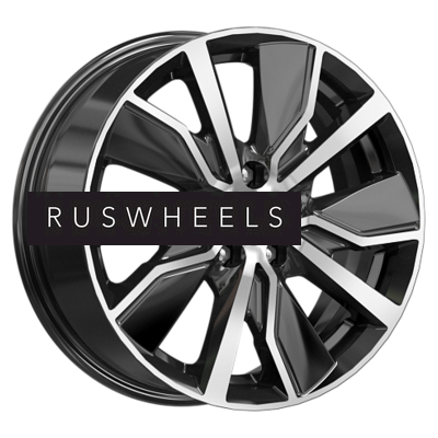 Диски КИК 6,5x16/5x105 ET38 D56,6 Гамбит (КС961) Алмаз черный Диски КИК 6,5x16/5x105 ET38 D56,6 Гамбит (КС961) Алмаз черный