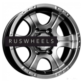 Диски КИК 8x16/5x139,7 ET-15 D110,1 Байконур Джип-рейд (КС465М) Дарк платинум Диски КИК 8x16/5x139,7 ET-15 D110,1 Байконур Джип-рейд (КС465М) Дарк платинум