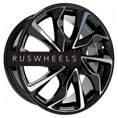 Грузовые диски СКАД 7x17/5x114,3 ET47 D66,1 Marseille (КЛ238) Алмаз (АРС 014 black)