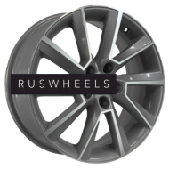 Диски Khomen Wheels 6x16/5x100 ET40 D54,1 KHW1604 (Prius) F-Silver-FP