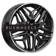 Диски КИК 7x19/5x114,3 ET45 D67,1 Колумб (КС1038) Алмаз черный