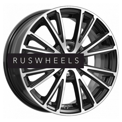 Диски K&K 6x15/4x100 ET45 D67,1 Меандр (КС888) Алмаз черный SK