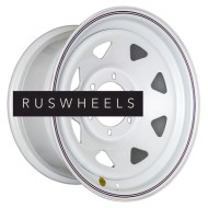 Диски Off-Road Wheels 8x16/6x139,7 ET10 D110 Тойота Ниссан (треуг. мелкий) Белый (с увелич.полкой под суппорт)