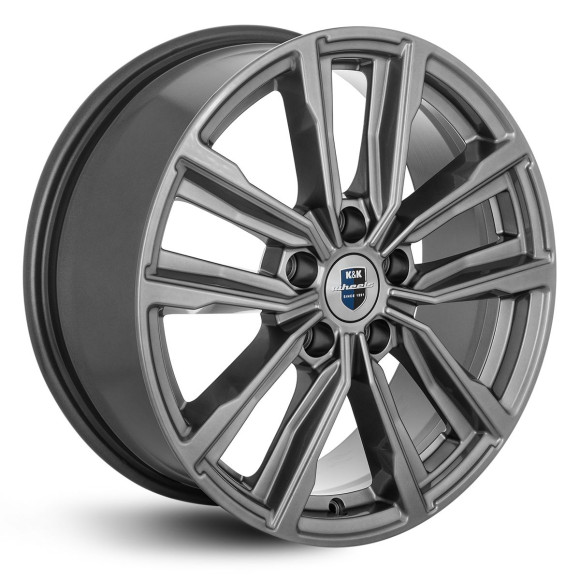 Диски КиК  Лацио (КС964)  7,5\R17 5*114,3 ET45  d60,1  Дарк платинум  [77389]  Fb max 655 kg