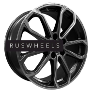 Диски Khomen Wheels 7x18/5x114,3 ET53 D54,1 KHW1816 (Geely Coolray) Gray-FP