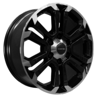 Диски Khomen Wheels 7,5x18/6x139,7 ET30 D106,1 KHW1817 (Fortuner/Hilux) Black-FP