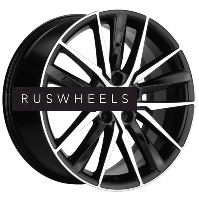 Диски Khomen Wheels 8x18/5x114,3 ET50 D60,1 KHW1807 (Camry NEW) Black-FP (под ORG)