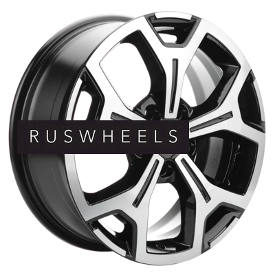 Диски Khomen Wheels 6,5x17/5x112 ET50 D66,6 KHW1710(2) (Mercedes Vito) Black-FP Диски Khomen Wheels 6,5x17/5x112 ET50 D66,6 KHW1710(2) (Mercedes Vito) Black-FP