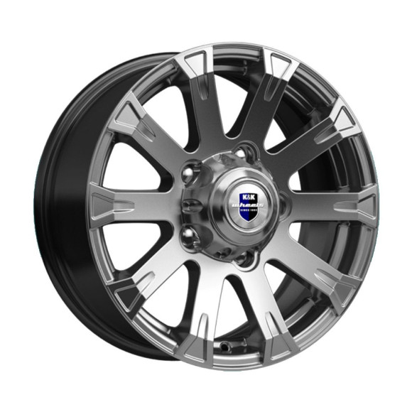 Диски КиК  Байкал (КС601)  7,0\R16 5*139,7 ET35  d95,3  Дарк платинум  [72635]