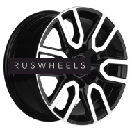 Диски Khomen Wheels 8x17/6x139,7 ET38 D67,1 KHW1723 (L200) Black-FP Диски Khomen Wheels 8x17/6x139,7 ET38 D67,1 KHW1723 (L200) Black-FP