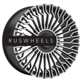 Диски LS FlowForming 8,5x20/6x120 ET45 D67,1 RC99 MBF (конус, Колпак+лого)