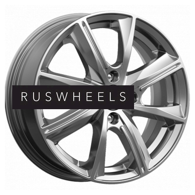 Диски КИК 6x15/4x100 ET40 D60,1 Арнар-оригинал (КС890) Дарк платинум