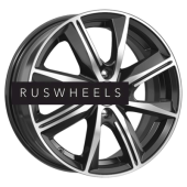 Диски КИК 6x15/4x100 ET35 D67,1 Арнар (КС890) Алмаз черный SK