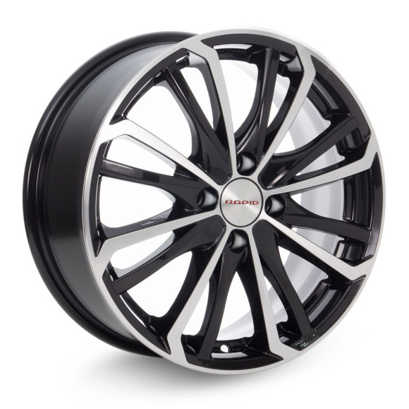 Диски КиК 6,0\R15 4*100 ET25 d67.1 Алмаз черный