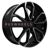 Диски Khomen Wheels 7x18/5x108 ET47 D60,1 KHW1816 (Chery Tiggo 8 (Pro/Pro Max)) Black-FP