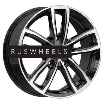 Диски КИК 6,5x17/5x114,3 ET37 D66,6 Каланг (КС1086) Алмаз черный