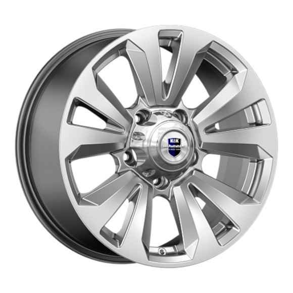 Диски КиК 8,0\R18 5*139.7 ET30 d108.5 Дарк платинум Диски КиК 8,0\R18 5*139.7 ET30 d108.5 Дарк платинум