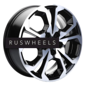 Диски Khomen Wheels 6,5x17/5x114,3 ET40 D64,1 KHW1711 (Haval F7/F7x) Black-FP Диски Khomen Wheels 6,5x17/5x114,3 ET40 D64,1 KHW1711 (Haval F7/F7x) Black-FP