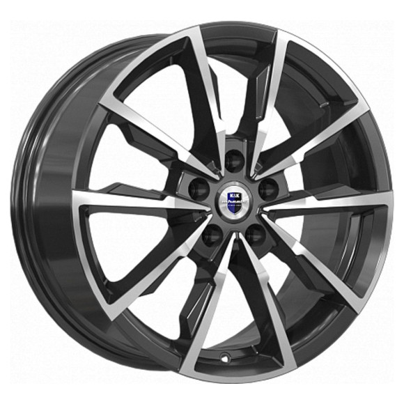 Диски КиК  Меренге  7,5\R17 5*100 ET38  d67,1  алмаз чёрный  [75866]