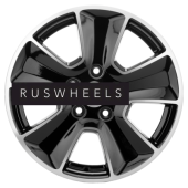 Диски Khomen Wheels 6,5x16/5x108 ET45 D60,1 KHW1601 (Chery Tiggo 3/Tiggo 3 Pro) Black-FP