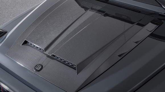 Накладка на капот Brabus для G63. Карбон (матовый) Накладка на капот Brabus для G63. Карбон (матовый)