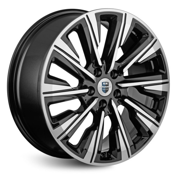 Диски КиК 7.5\R19 5*114.3 ET37 d66.6 Алмаз черный Диски КиК 7.5\R19 5*114.3 ET37 d66.6 Алмаз черный