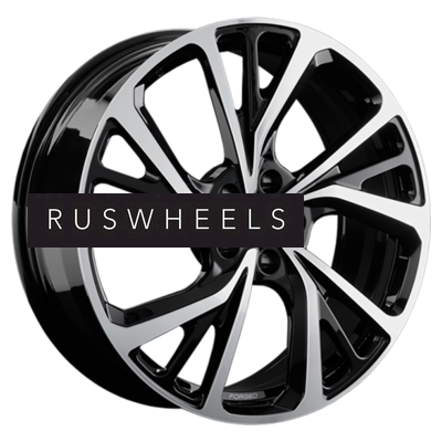 Диски LS Forged 8x19/5x108 ET52 D60,1 LS FG22 BKF (конус, C570)