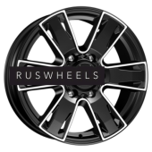 Диски КИК 7x17/6x139,7 ET38 D67,1 Севенна (КС726) Алмаз черный Диски КИК 7x17/6x139,7 ET38 D67,1 Севенна (КС726) Алмаз черный