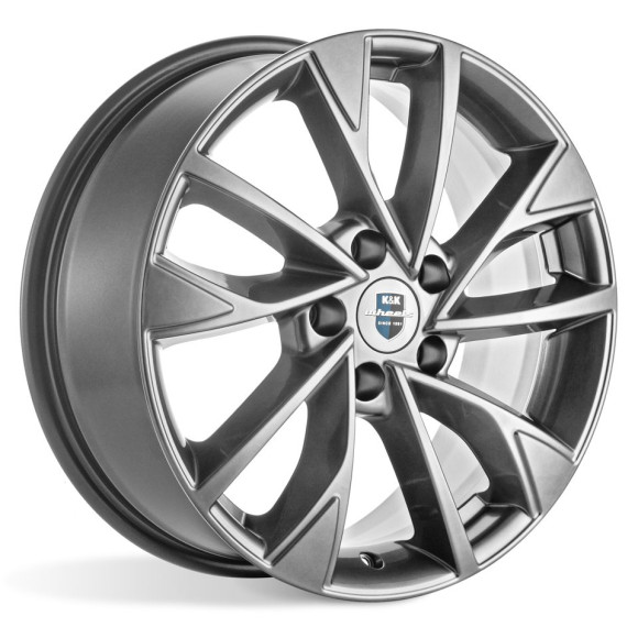 Диски КиК  Роквуд (КС900)  7,0\R17 5*114,3 ET50  d67,1  Дарк платинум  [77099]