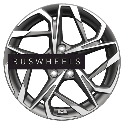 Диски Khomen Wheels 7x17/5x114,3 ET48,5 D67,1 KHW1716 (Sportage) Gray-FP