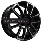 Диски Khomen Wheels 5,5x14/4x100 ET43 D60,1 KHW1406 (Toyota Corolla) Black-FP Диски Khomen Wheels 5,5x14/4x100 ET43 D60,1 KHW1406 (Toyota Corolla) Black-FP