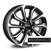 Диски Dezent R16 / 6.5J PCD 5x114.3 ЕТ 45 ЦО 60.1 KS black polished