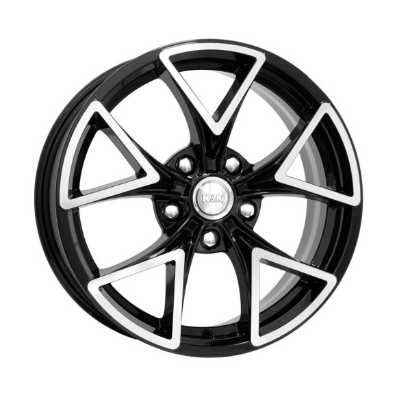 Диски КиК  Сочи-оригинал (КС438)  6,5\R16 5*100 ET48  d56,1  Алмаз черный  [r3898]