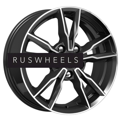 Диски iFree 6,5x16/5x114,3 ET45 D67,1 Икигай (КС865) Блэк Джек