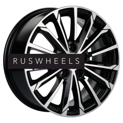 Диски Khomen Wheels 6,5x16/5x112 ET50 D57,1 KHW1611 (Octavia/Golf/Jetta) Black-FP