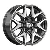 Диски КиК 7.5\R18 6*139.7 ET50 d92.5 Алмаз черный Диски КиК 7.5\R18 6*139.7 ET50 d92.5 Алмаз черный