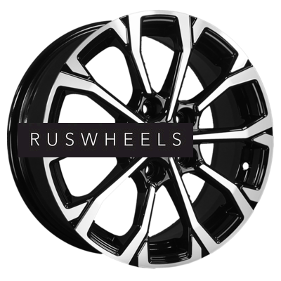 Диски Khomen Wheels 6,5x16/5x112 ET40 D66,6 KHW1605 (MB C-Class) Black-FP