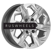 Диски КИК 7,5x17/6x139,7 ET42 D75,1 Тейт (КС1050) Дарк платинум